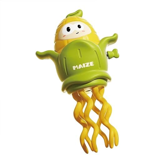 V2506 Dancing Corn Toy, Magic Twist, Transforms into Cart, No Batteries Required, Clockwork Mechanism {Random Design}