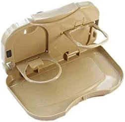 10762 Folding Car Auto Back Seat Table Drink Food Cup Tray Holder Stand Desk