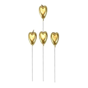 8852(4pcs) Stick Candles for Cake Decoration, Wedding, Anniversary, Valentine Day, Engagement and Birthday Celebration.. (10 packet)