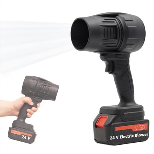 21100 Cordless Electric Air Blower, Portable Turbo Jet Fan with High-Power Brushless Motor for Car, Home, Garage, Outdoor and Road Cleaning