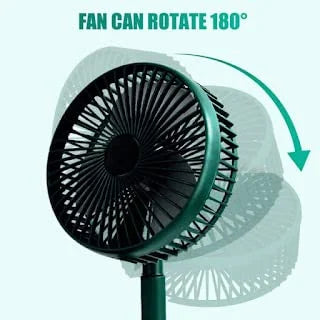 508 Foldable Table Fan Rechargeable