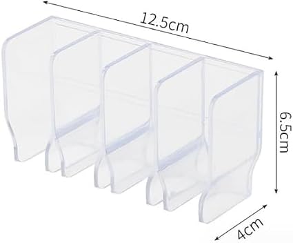 21374 Wall Mounted Cosmetic Organizer, 4-Grid Storage Caddy for Bathroom, No-Drill Plastic Storage Rack for Skincare, Toothpaste, Hand Cream, Stationery
