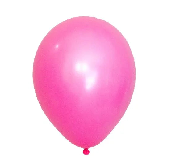 2086 (50 pcs) pink Metallic Balloons