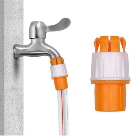 21161  Pipe Tight Connector, Universal Adapter Coupling Mesh Water Nozzle Fitting, Leak-Proof Tap Jointer for Garden, Outdoor