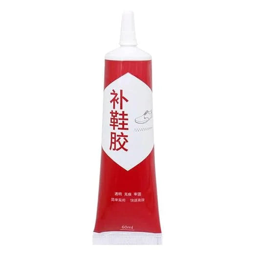 10523 Shoe Repair Glue, 60ml Waterproof & Quick-Drying Footwear Adhesive, Instant Strong & Flexible Fabric Glue for Sole Repair
