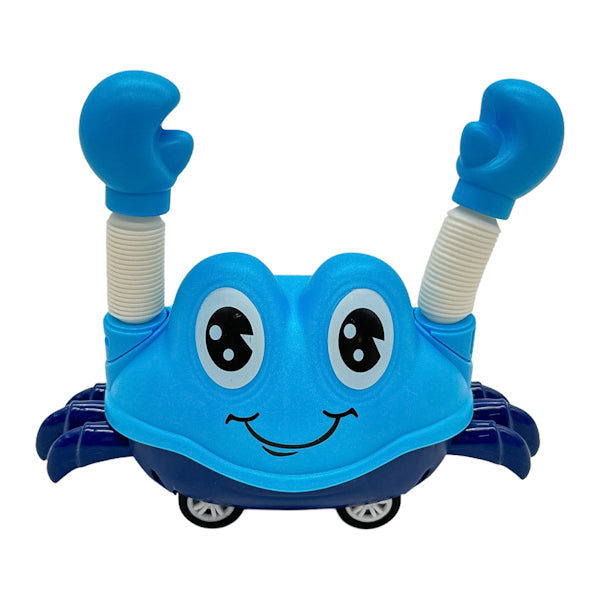 JS8811 Smart Crawling Crab Toy – Bump & Go Action with Tube hand Toy for Toddlers and Babies