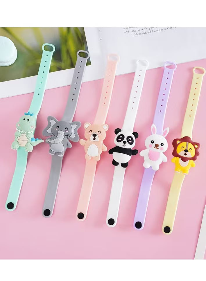 20189 Bracelet hand band Child cartoon Panda Elephant Lion (Random Animals)