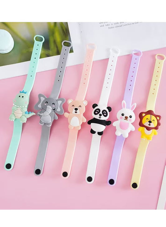 20189 Bracelet hand band Child cartoon Panda Elephant Lion (Random Animals)