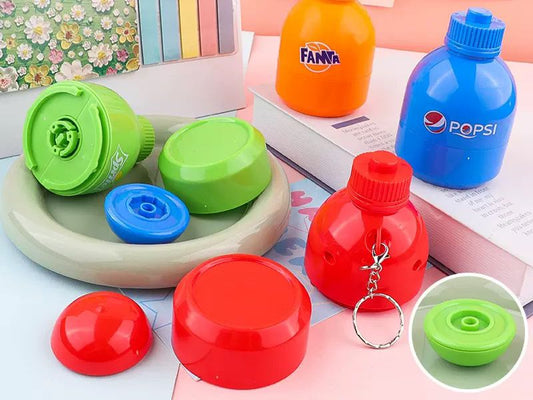 20542 Creative Cartoon Beverage Bottle Spinner Toy for Kids