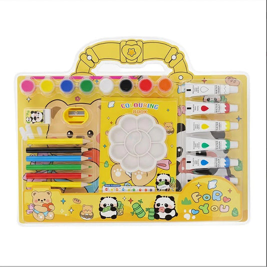 GBT-51296 Cute Cartoon Portable Painting Suitcase Set