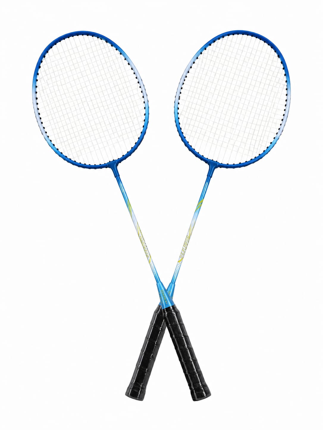 IZ-935 2 pcs Badminton Racquet with Full Racket Cover, Strung Shuttle Bat for Practice Multicolor Strung Badminton Racquet