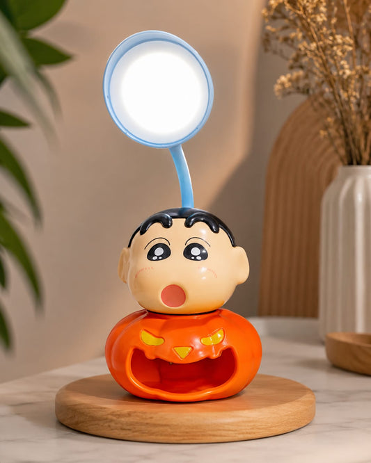 XJD-560 Shin Chan Night Light, Anime Desk Lamp, Crayon Shin Chan Room Decor, LED Character Light, Kawaii Anime Gift, Bedroom Lamp Collector