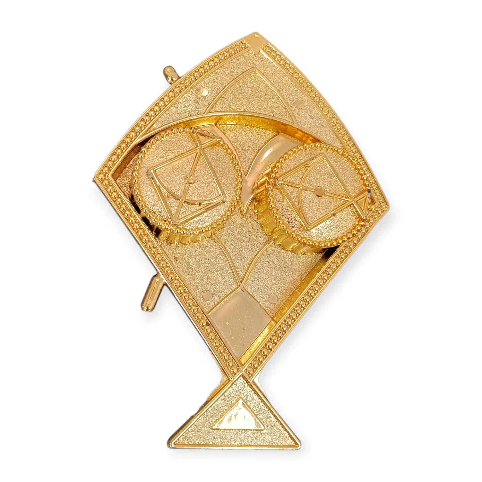 10123 Haldi kumkum holder {Random Desugn}