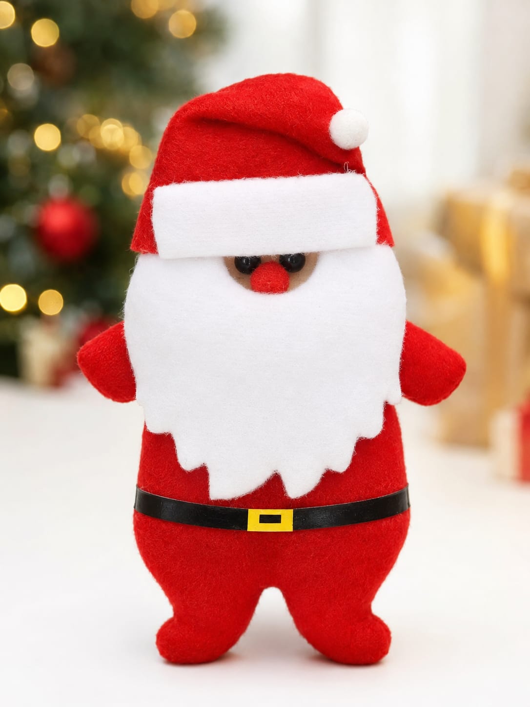 U-13-1 Cute Christmas Santa Soft Toy Plush Doll – Festive Decoration