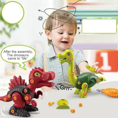 11328 Dinosaurs with Screwdrivers, Dino Kids Building Learning Toy for Kids
