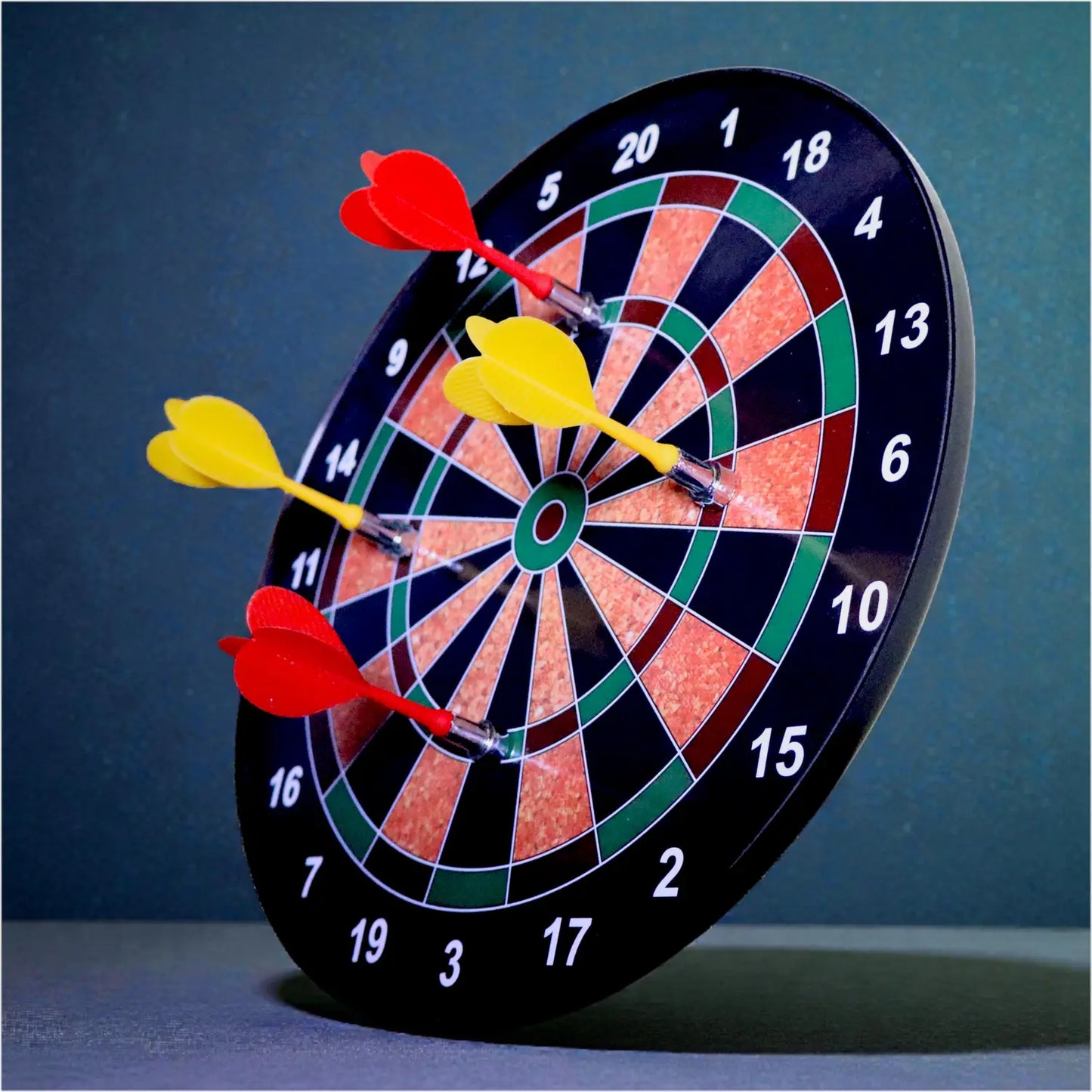 20696 Magnetic Dart Board Game for Kids – 28.5 Cm Indoor & Outdoor Fun with 4 Soft Darts