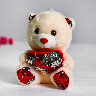 20072 Teddy Bear with One Heart 20 Cm {Multicolor}