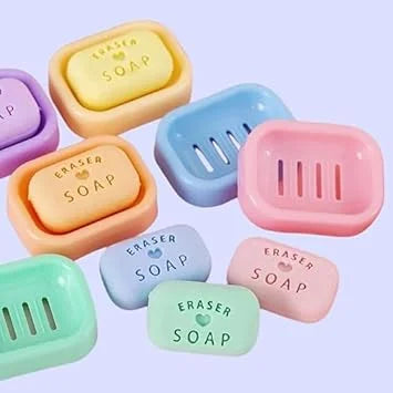 ER-6077 Gift Mini Bathing Cute Soap Erasers For Kids {Multicolor}