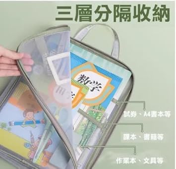 11313 Document Bag Mesh Zipper Pouch Zipper File Bags {Multicolor}