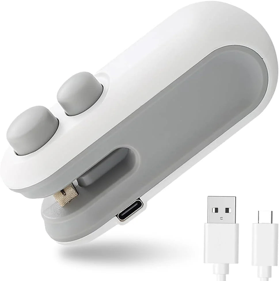 JX-105 Portable Mini Sealing Machine 2 in 1 USB Rechargeable Magnetic