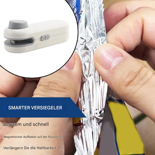 MJP-288 Portable Mini Sealing Machine, Handheld Packet Sealer for Food {Random color}