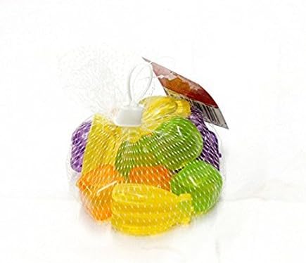 10345 Plastic Fruits Shape Reusable Ice Cubes Filled with Water (12 pcs)
