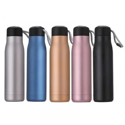 20052 Vacuum Insulated Stainless Steel Water Bottle, Dual Wall Flask for Hot and Cold Drinks, Spill-Resistant Bottle for School 500ml