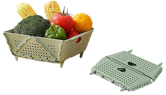 6091 Plastic Foldable Storage Basket
