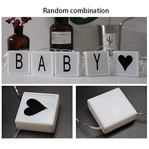 21099 Creation Core 15 Led Letter Light Box String with 60 Letters, Numbers & Symbols Free Combination DIY Letter Banner for Home Decor Photoshoots Birthday Party, Warm White