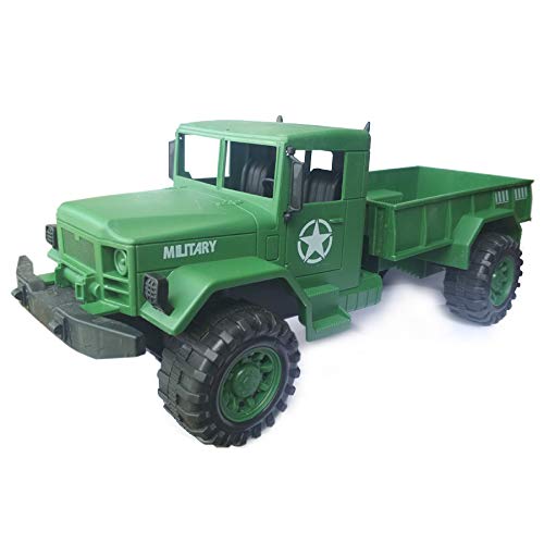 LM-272 Friction Powered Military Jeep Vehicle Truck Toy {Random Color}