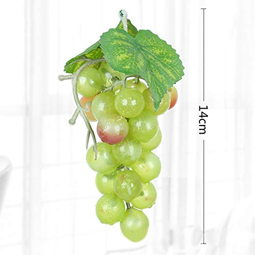 6072 Artificial Grape Fruit Home Kitchen Cabinet Display Green-36 Grapes