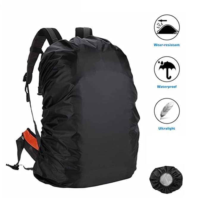 20653 Waterproof Nylon Rain Cover/Dust Cover Elastic Adjustable for Laptop Bags and Backpacks, School Bag Waterproof Cover,Dust Proof, Backpack,Laptop Bag