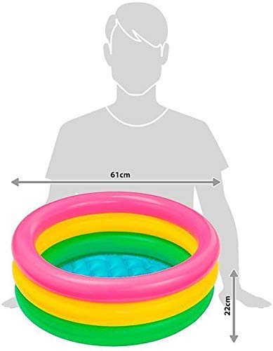 57107 Summer Special 2 feet Kid's Inflatable Baby Swimming Pool Bath Tub, 2ft, 3-4 Years Inflatable Baby Water Pool Bath Tub