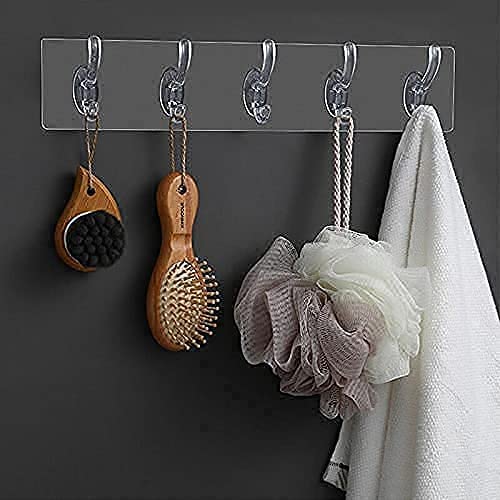 20116 Wall Hooks Hanger for Hanging Clothes Strong Self Adhesive Magic Sticker Home Kitchen Bedroom Door Organizers Accessories Items