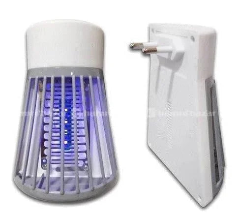 10715 Electric Mosquito Killer Lamp with LED Night Light | USB Rechargeable Insect Bug Zapper for Home, Bedroom, Kids Room & Indoor Use |