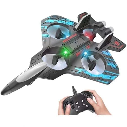 H36 Star Fighter RC Plane, 2.4G Remote Control flying Airplane Toy with LED Lights, 360° Tumbling