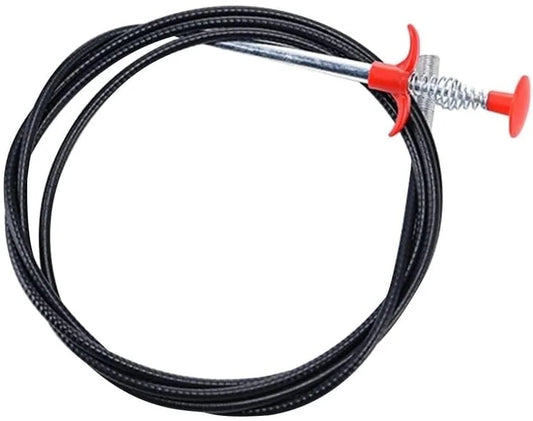 10298 Pipe Dredging Tools Drain Snake Drain Cleaner Sticks Clog Remover Cleaning Tools Household for Kitchen Sink Flexible Four Claws Spring Curve Trash Grabber Picker Hair Catcher (160 Cm)