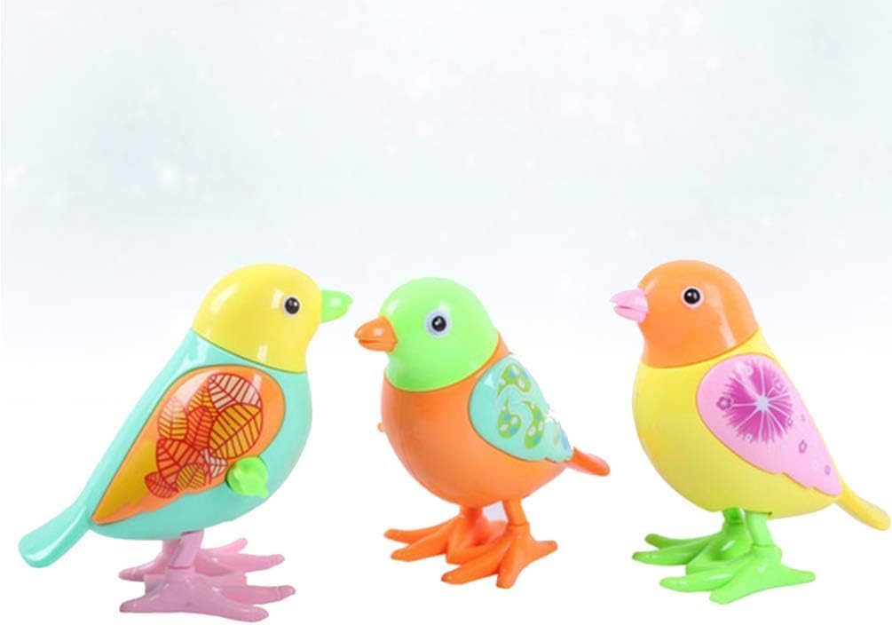 A780-23 Colorful Funny Key Operated Wind up Jumping Bird Toy
