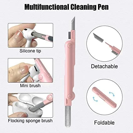 20156 7 in 1 Electronic Cleaner kit, Cleaning Kit for Monitor Keyboard Airpods MacBook iPad iPhone iPod, Screen Dust Brush Including Soft Sweep