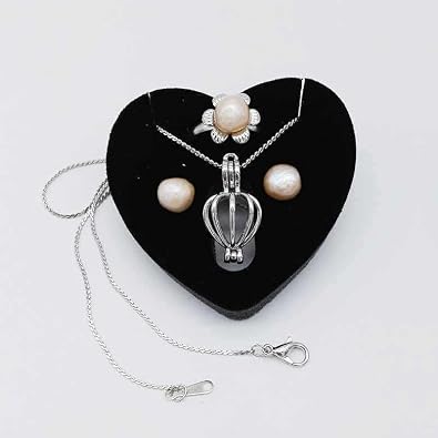 20828 Wish Pearl Necklace Gift Set | Best Gift for Valentine | Love Pearl | DIY Necklace Kit | Gift For Girls/Women