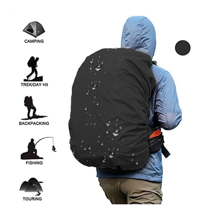 20653 Waterproof Nylon Rain Cover/Dust Cover Elastic Adjustable for Laptop Bags and Backpacks, School Bag Waterproof Cover,Dust Proof, Backpack,Laptop Bag