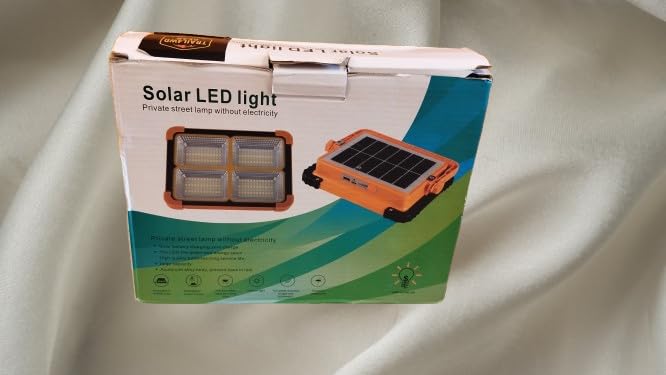 21035 Solar LED Flood Light, Rechargeable, Waterproof Outdoor Light for Farms, Garage, Camping - YX-003 - Private Street Lamp Without Electricity
