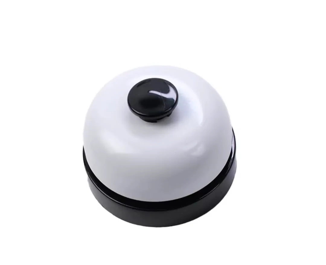 11095 Ring Bell Service Bell for Restaurant, Hotel, Desk, Blue and White Colour, Table Counter Bell