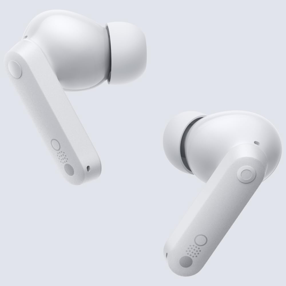 20344 Wireless headphones with 42 dB ANC, Transparency mode, Ultra Bass Technology 2.0, HD Audio from DIRAC, IP54 and connection to two devices - Light Grey