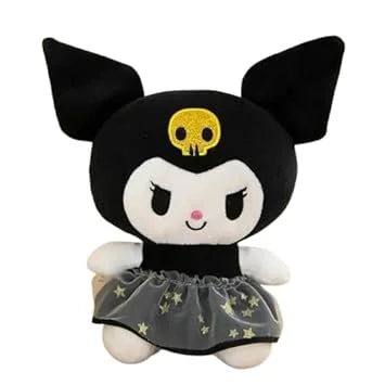020061 Kuromi Soft Toys for Kids – Plush Soft Toys for Girls and Boys – 28 cm {Black / Blue}