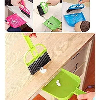 10265 Supdi and Brush Broom Cleaning Set for Kitchen Laptop Table Desk Sweeper