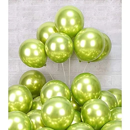 2002 (50 pcs) Green chrome Balloons