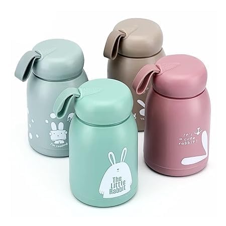 20624 {330ml} Little Print Glass Water Bottle – Leak-Proof, BPA-Free, Food-Grade Silicone, Easy to Carry | Multicolor