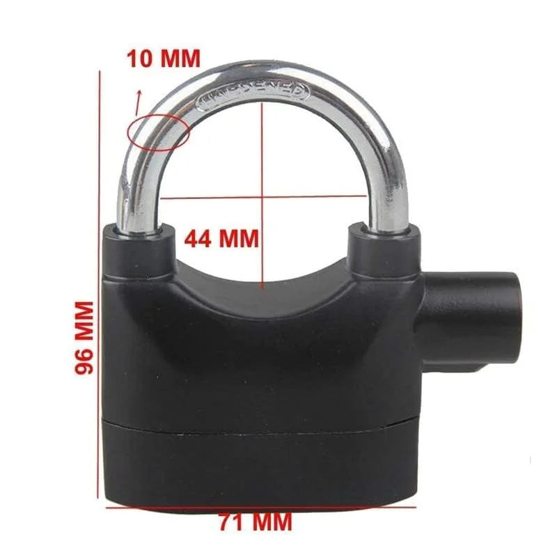 10364 Sensor Alarm Lock for Home Security | Anti-Theft Smart Lock with Siren | Vibration & Movement Detection