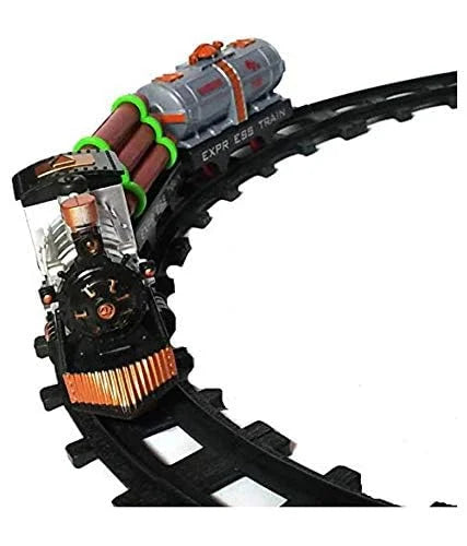 233A-2 Toy Train Set Battery Operated, Sound, And Lights